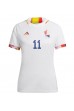 Fotbalové Dres Belgie Yannick Carrasco #11 Dámské Venkovní Oblečení MS 2022 Krátký Rukáv